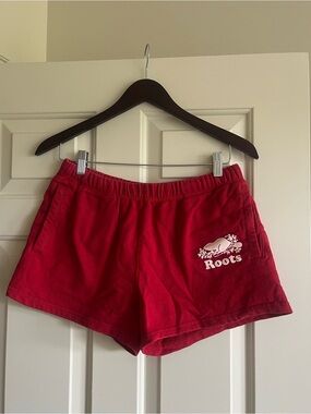 roots sweat shorts